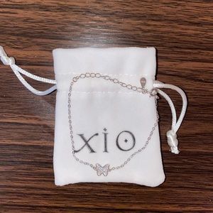 XIO sterling silver butterfly bracelet